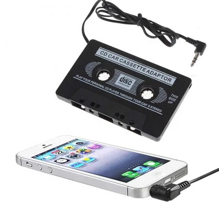 
3.5mm AUX Car Audio Cassette Tape Radio Adapter for iPhone iPod Mp3 CD Player 