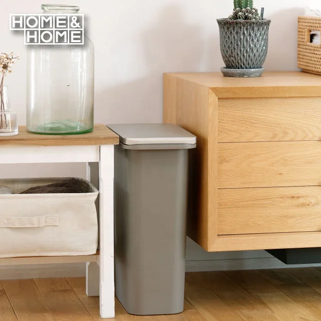 Easy to use stink leakage preventing deodorizing trash bin with inner lid for reducing odors , with rubber packing