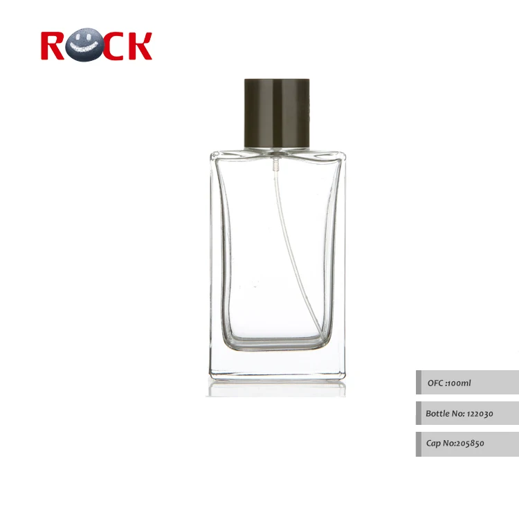 NEW Wholesale decorative perfume bottle square empty glass bottles