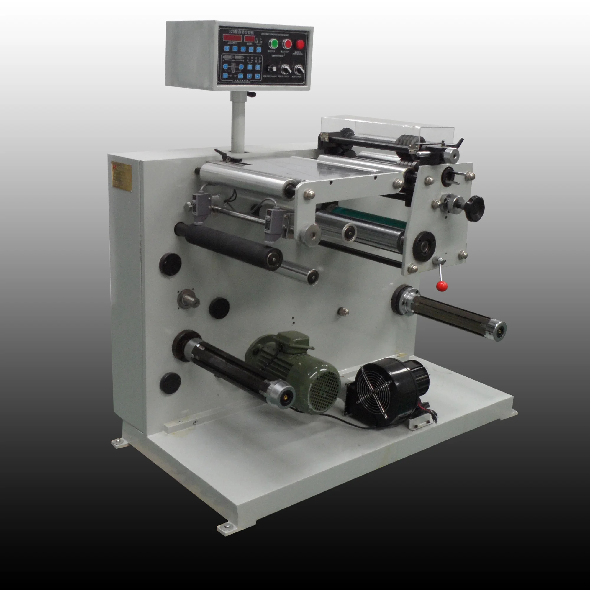 Has video PVC edge banding slitting machine,slitter rewinder