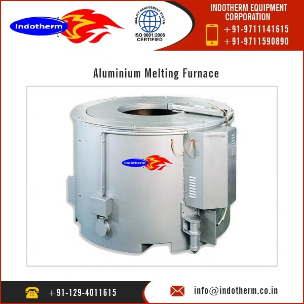 Export Quality Customized Aluminium Melting Furnace Pot With IGBT Technology Cast Steel Max Gold Copper
