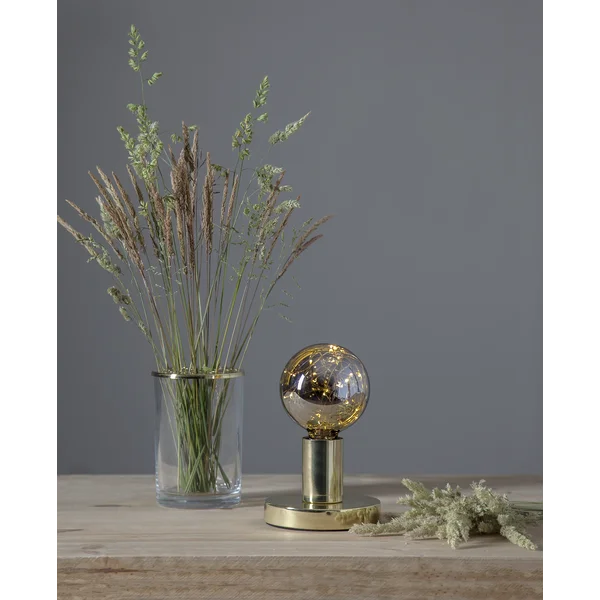 Retro style G125 Edison led spiral filament light bulb with smoking grey best filament lamp