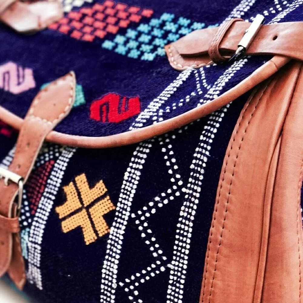 New Arrival Leather travel Bag Crossbody Messenger bag Travelling  moroccan weekender travel bag morocco 2019