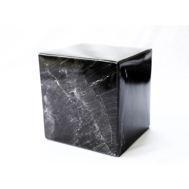 Chilling Cubes Obsidian Stone Custom Made Natural Black Whiskey For a Bar