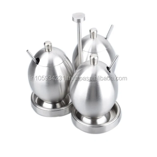 18/8 Stainless Steel Condiment pots or Seasoning Container for kitchen supplies