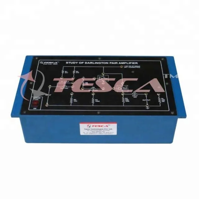 Good Quality Indian Exporter of Educational Equipment Study of Darlington Pair Amplifier with power supply