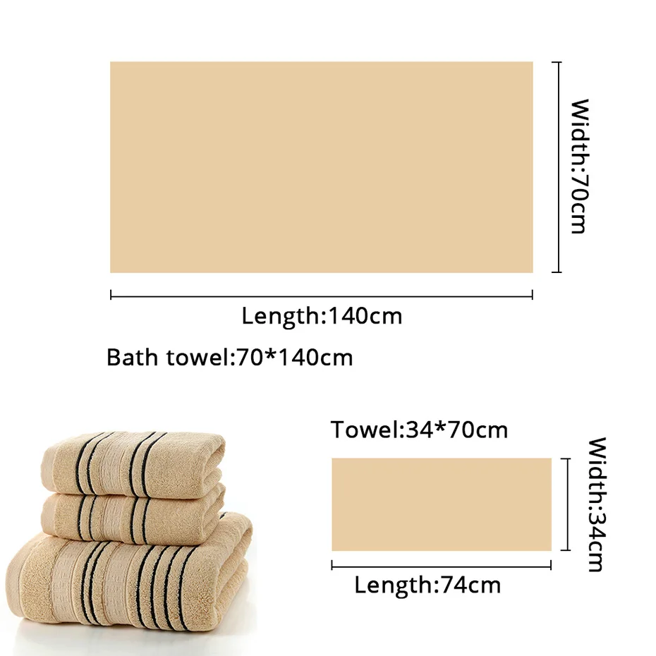 Soft Cotton Absorbent Terry Luxury Hand Bath Beach Sheet Towel