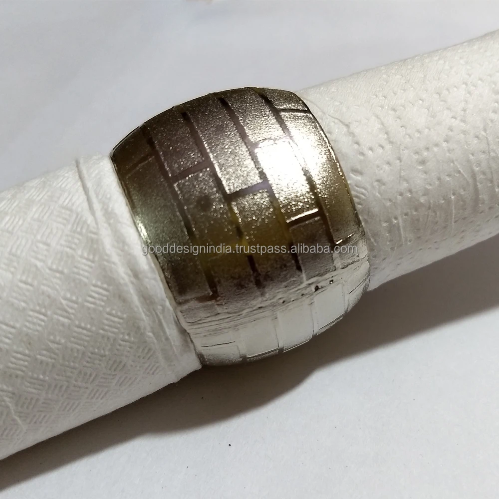 Designer Napkin Ring for Home Tableware Item Office Tableware Napkin Ring Holder Hotels & Bar Tableware Item