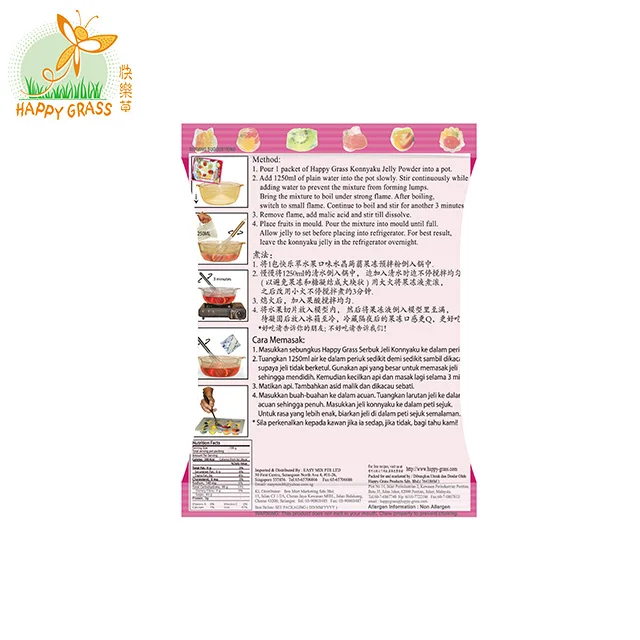 Konnyaku Jelly Powder With Fruit Flavour