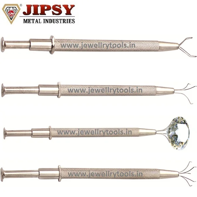 High Quality Easy Loop 2 Claw Prong Gem Stone Holder Grabber Tool Jeweler Pick up Tool Manufacturer in India