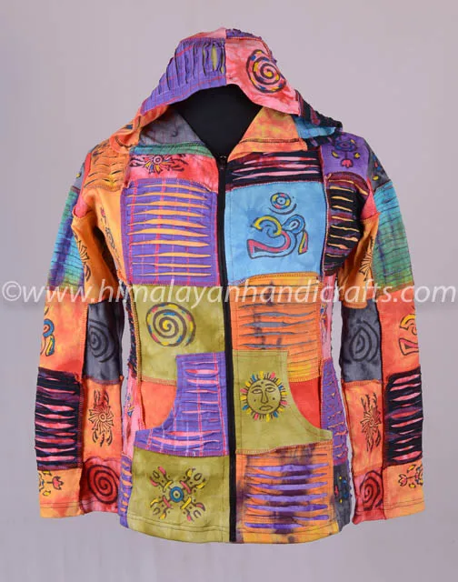 Beautiful Bohemian Enzyme wash Hoodies Jacket Ladies Clothing CSWJ 381