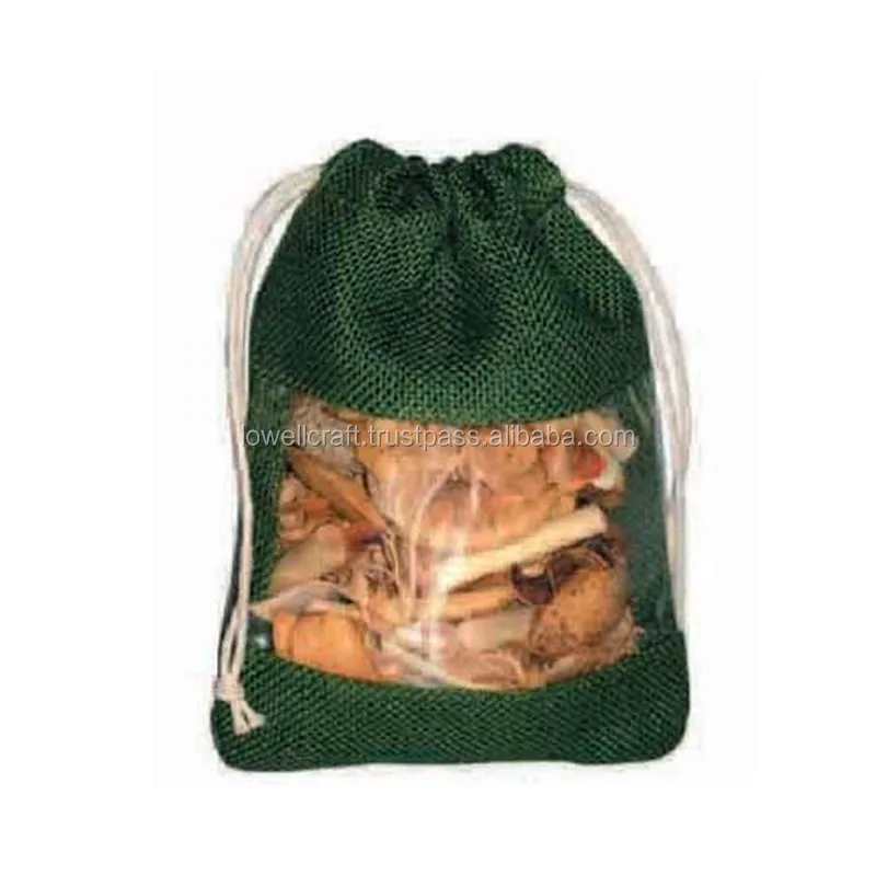 Jute pouches  gift wine favor bags tote backpacks laundry bags shoe