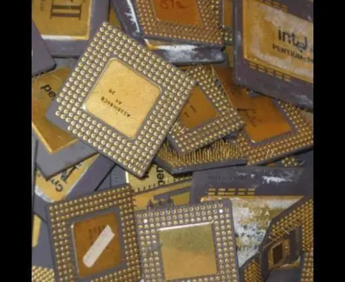 
PENTIUM PRO GOLD CERAMIC CPU SCRAP HIGH GRADE CPU SCRAP, COMPUTERS scrap 
