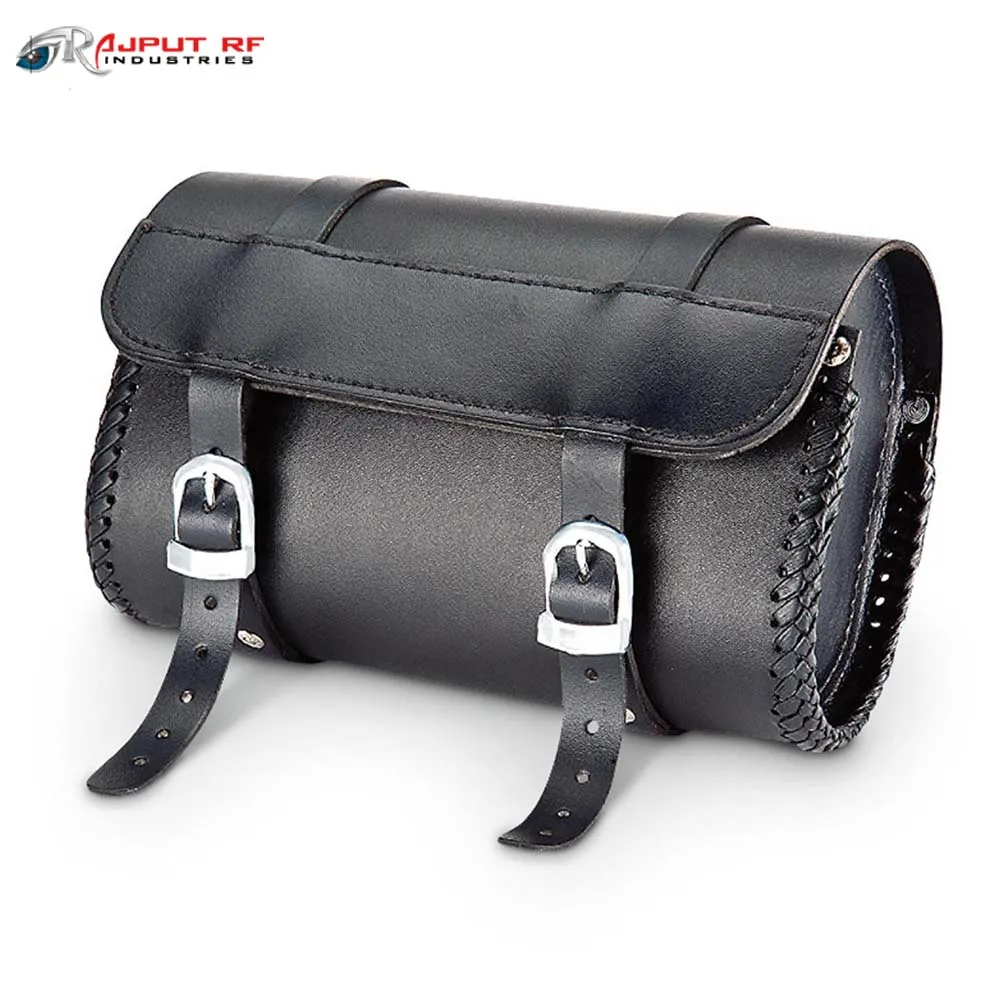 Leather bike Tool Bag - Motor bike sissy bar tool bag