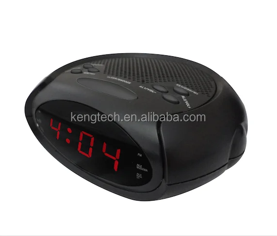 CT-386 Cheap Price Radio Oval Shape AM FM PLL Alarm Clock Radio