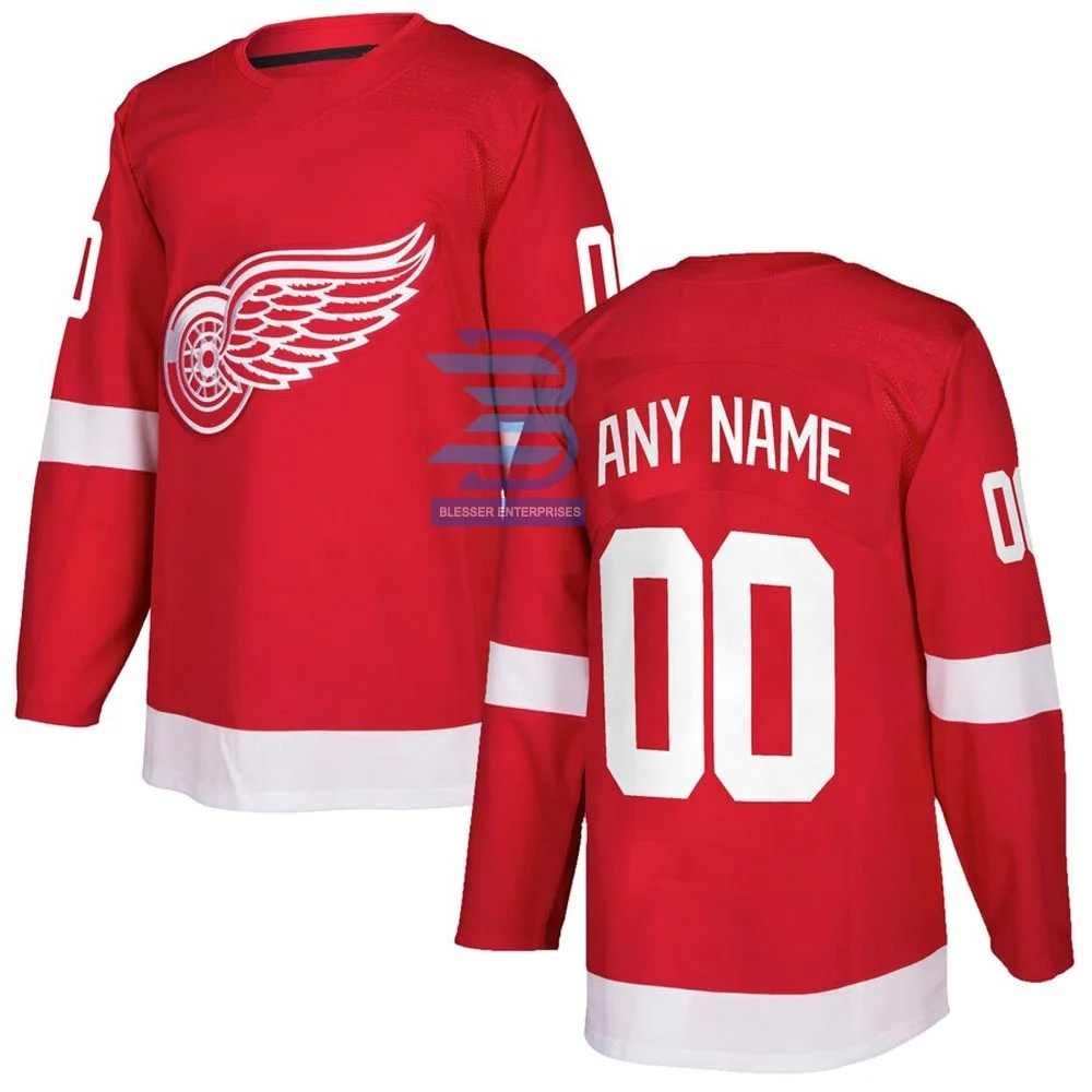 Wholesale Custom Team Set Slim Fit Ice Hockey Jersey Wholesale Full Sublimation Cheap Custom Team Logo Number Names Ice Hockey