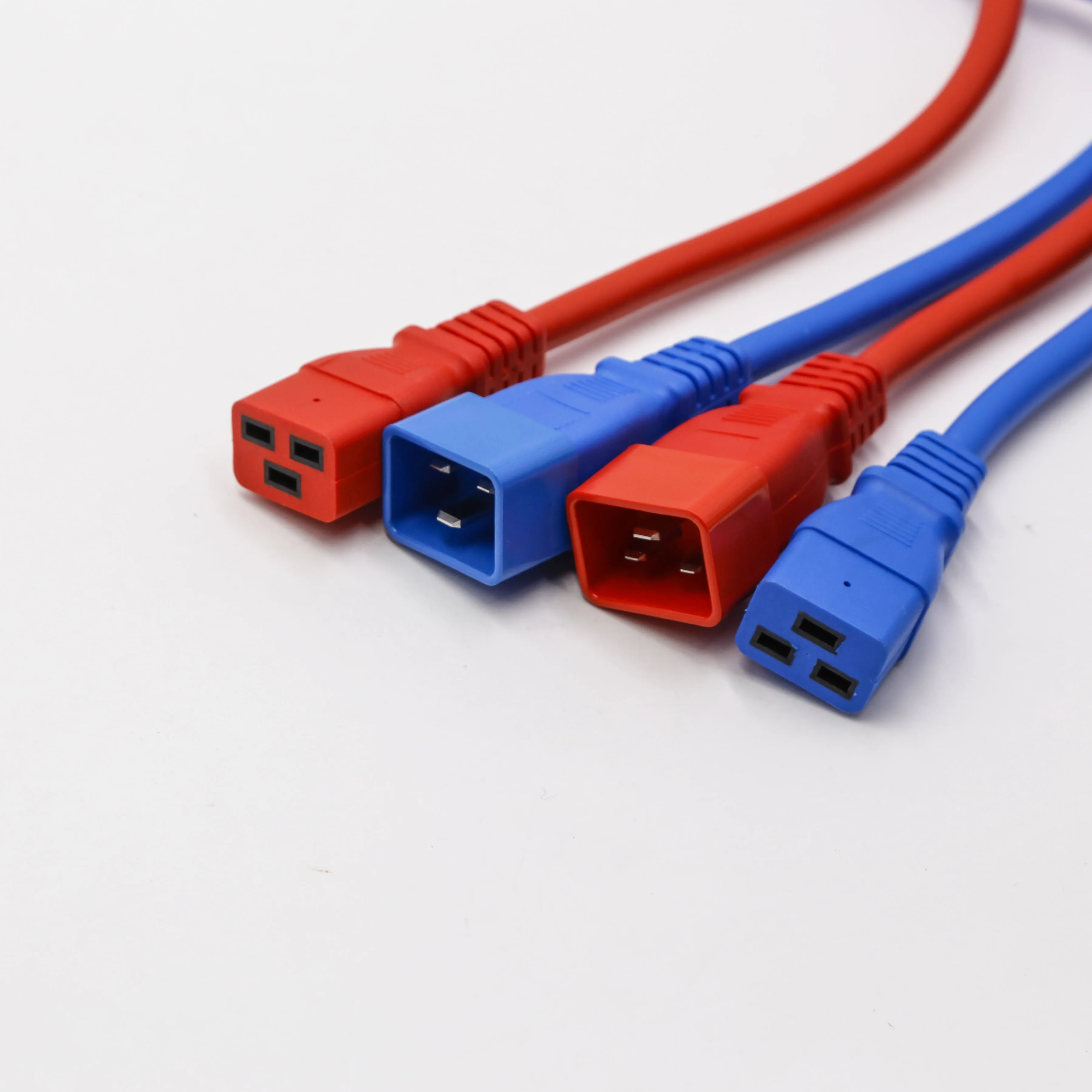 Heavy Duty CPU / PDU Power Cord - C14 to C13 - 15 Amp - Red
