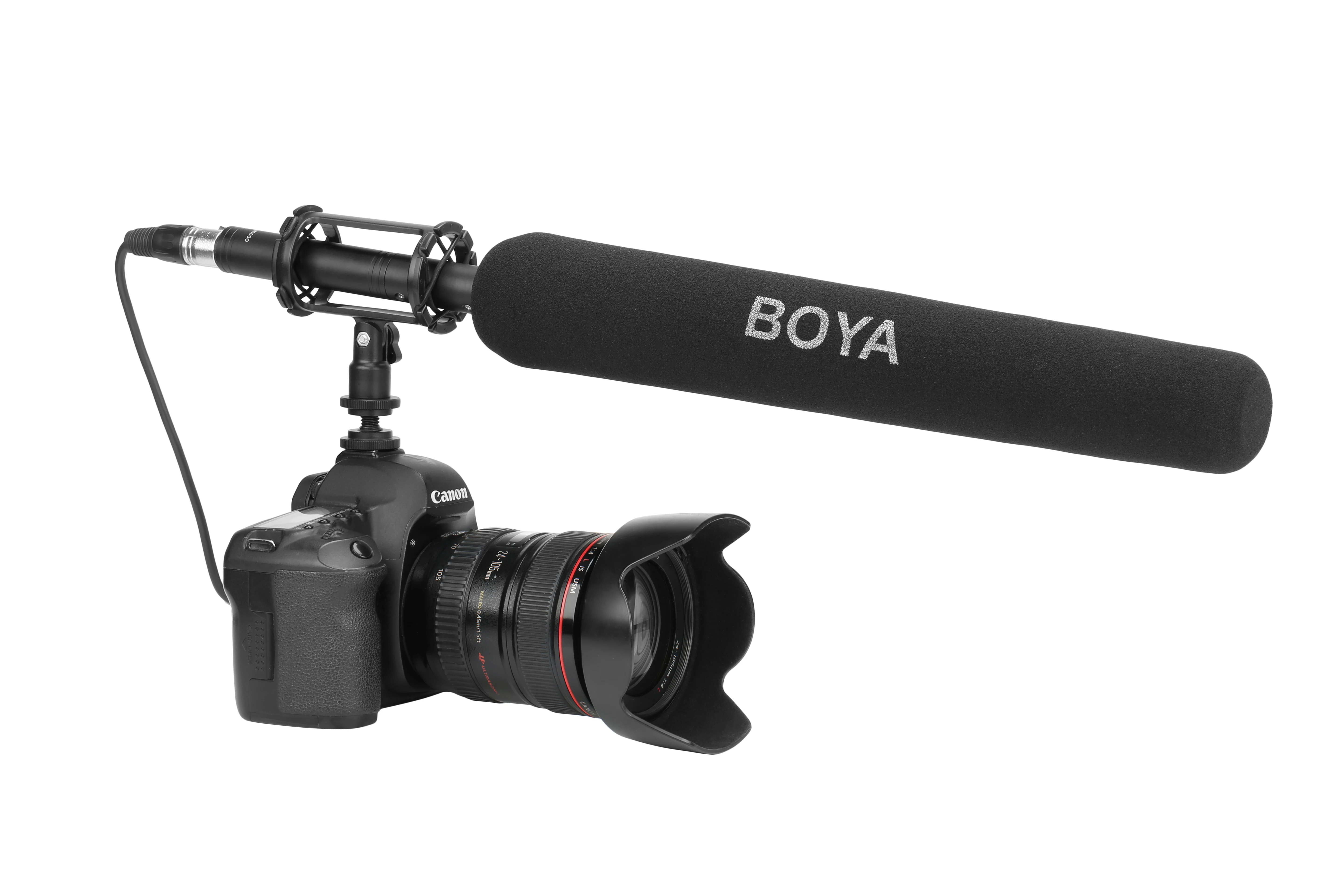 BY-PVM3000( A Modular condenser microphone for DSLRs, Camcorders with XLR connector)