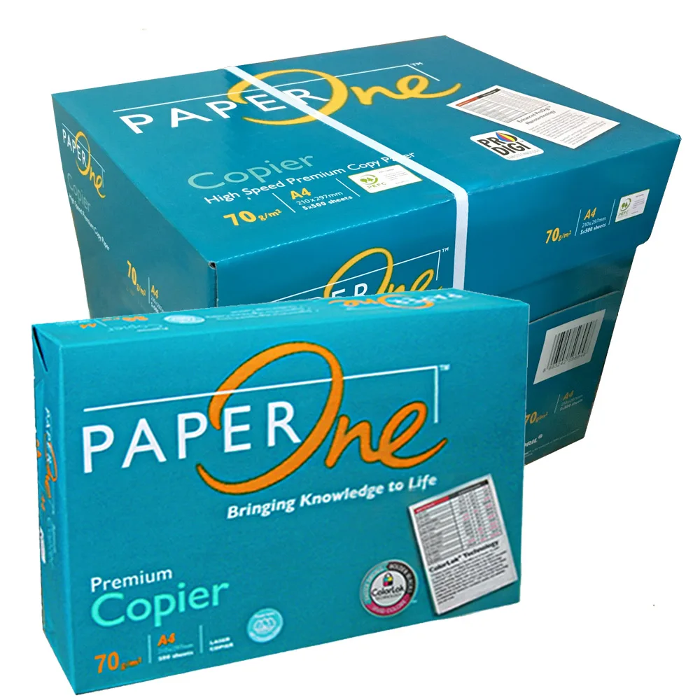 International Size A4 / 80 GSM A4 Copy Papers , office paper / Paper One / Double A from Thailand