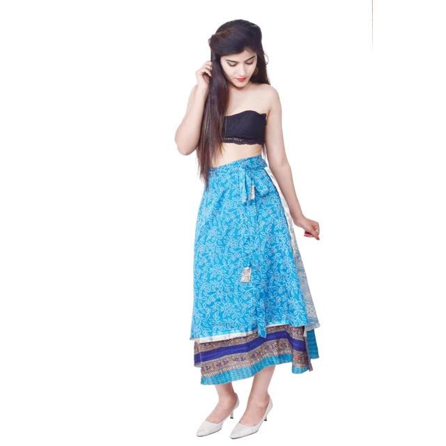 Evening wear wrap skirts from india