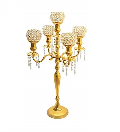 crystal candelabra wedding centerpieces for table