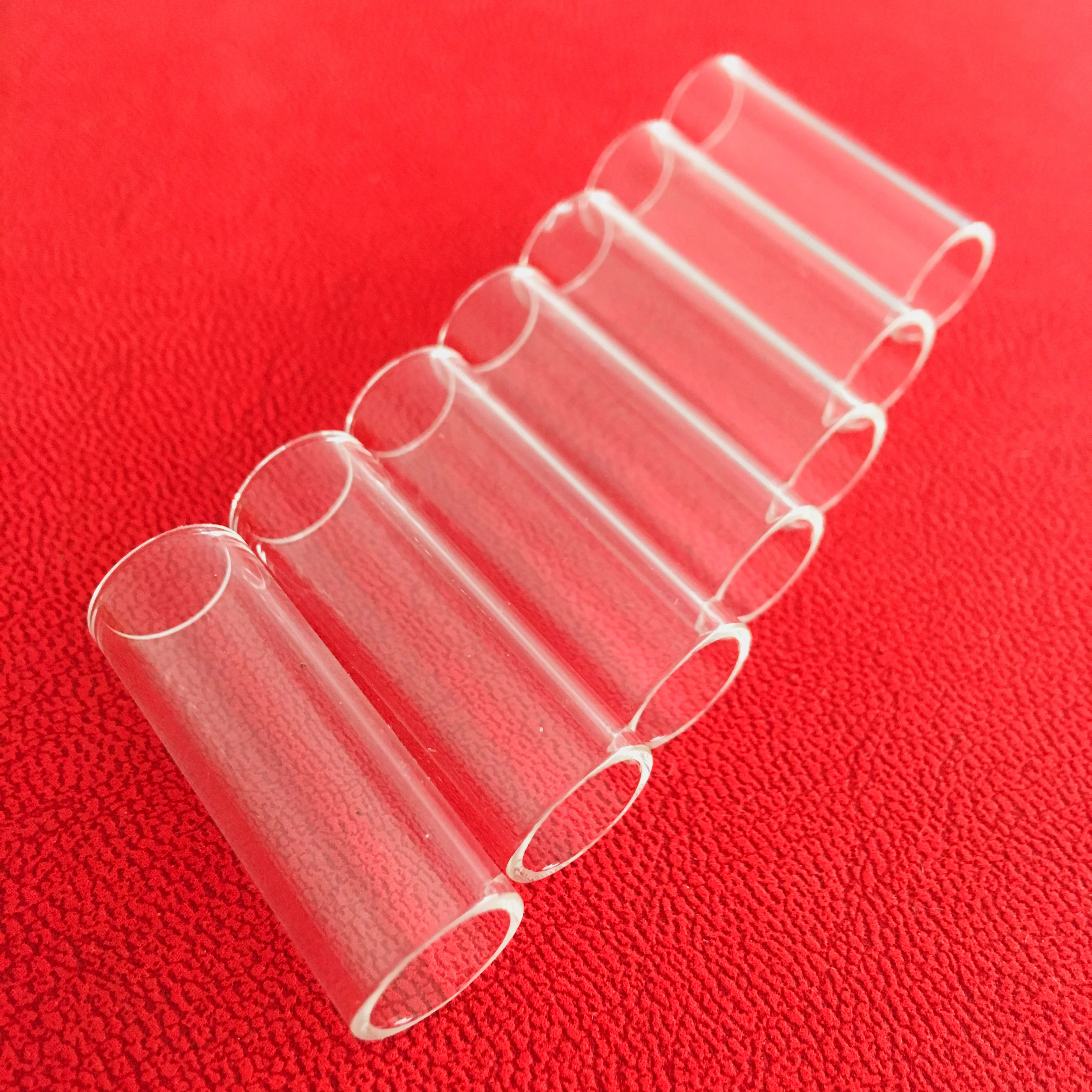 Food Grade Fire Polished Small size  Borosilicate Glass Tube