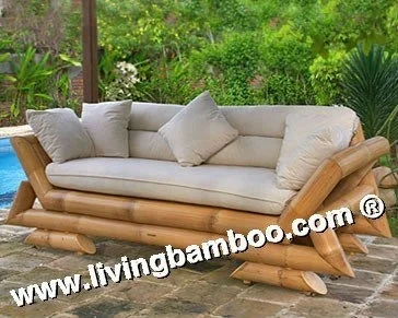 
LOTUS NATURAL BAMBOO SOFA, LIVING ROOM SOFA 