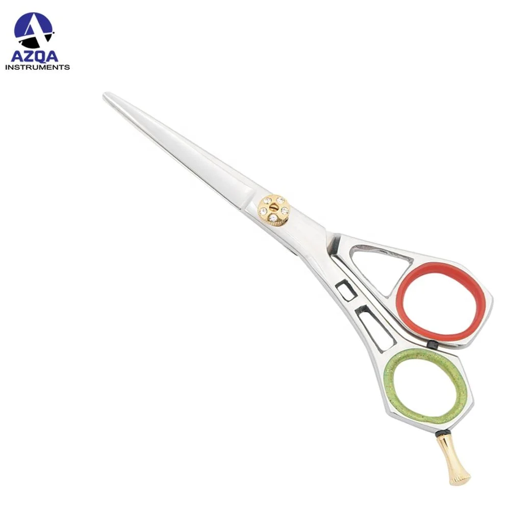 Hairdressing Shears Convex/Bevel Edge Stainless Steel Satin Finish Hair Cutting Barber Salon Razor Edge Scissors