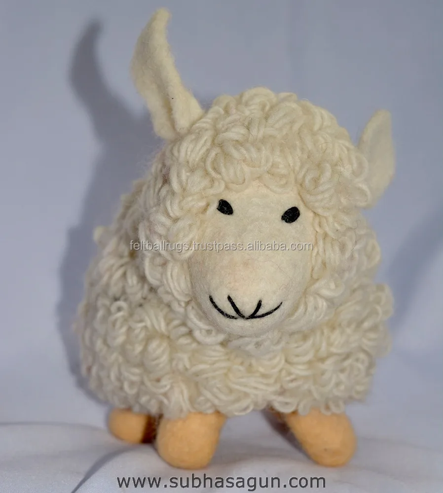 Wholesale Wool Felt Sheep Toys - Soft and light Weight Sheep Toys from Nepal