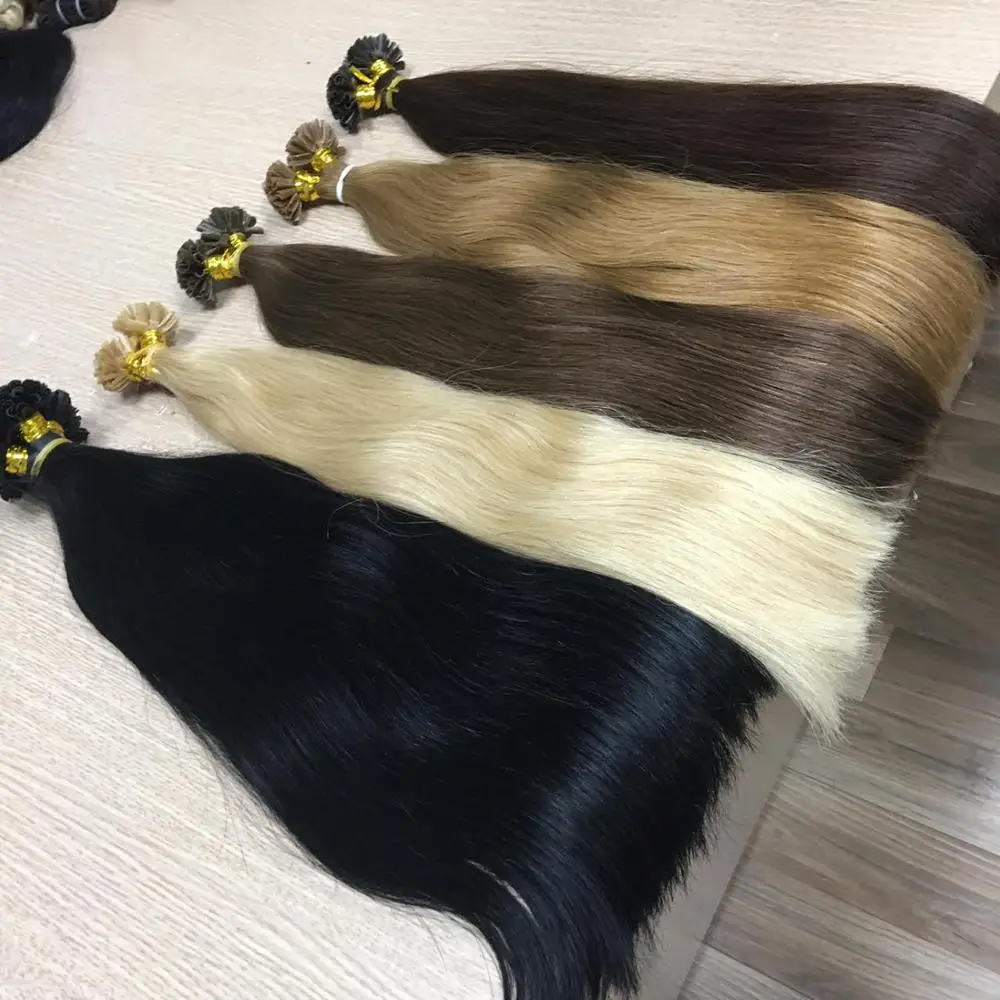 100% VIRGIN REMY HAIR EXTENSIONS ALIGNED CUTICLE U TIPS DOUBLE DRAWN HAIR TOP QUALITY, VIETNAMESE HUMAN HAIR EXTENSION I TIP