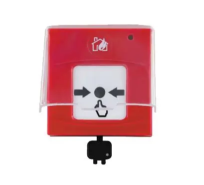 Fire Alert Products 12V - 24V - 220V Plastic Resettable Fire Alarm Siren , Fire Alarm Button
