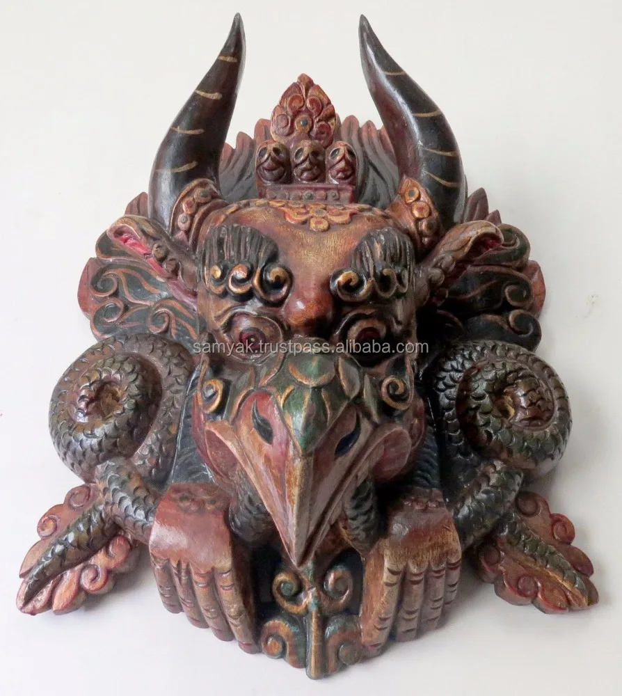 Handmade Garudh wooden Mask| Home Decoration Gift set items |Handicrafts | Wholesale price handmade crafts from Nepal