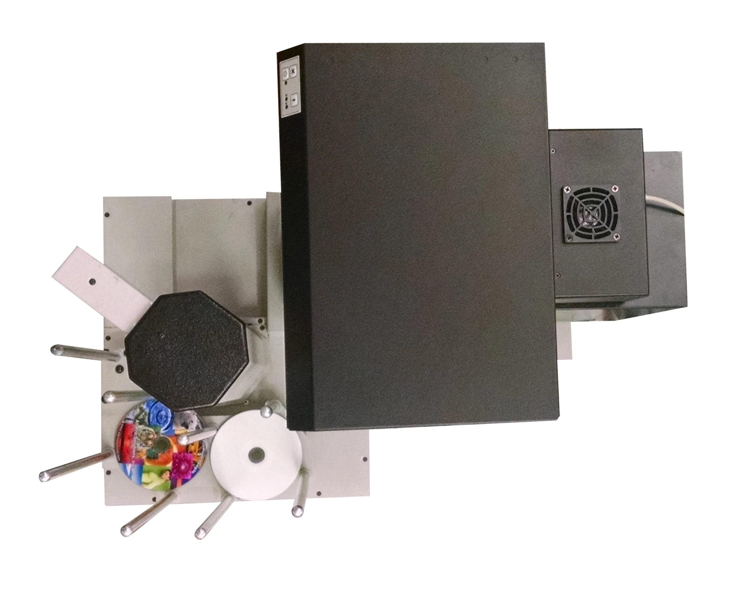 All Pro Solutions Olympus 4H Automated CD DVD Publisher w/ Built-In PC, SpeedJet Inkjet Printer & 420 Capacity