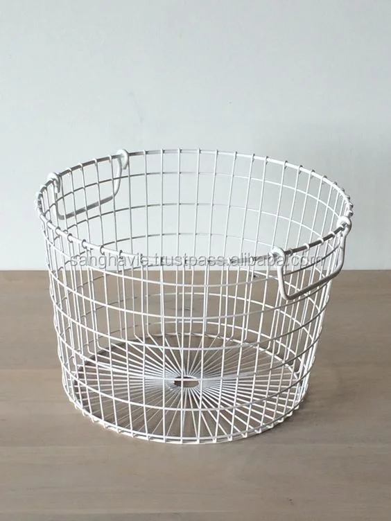 ROUND METAL IRON WIRE BASKET KITCHEN DECORATIVE METAL WIRE BASKET LOW PRICE FRUIT BASKET