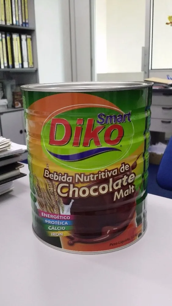 
Malaysia hot chocolate drink with milk and sugar 1.5kg tin 