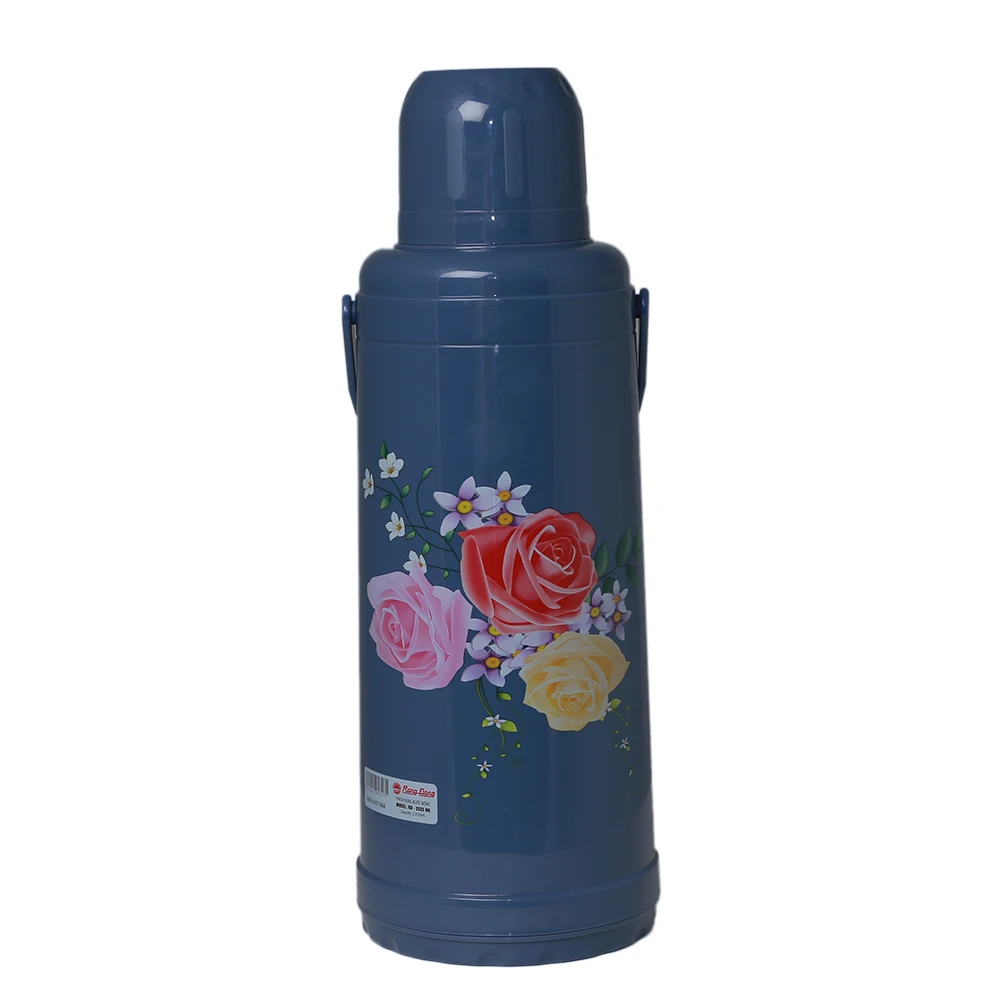 Modern 2L Straight Cup Thermos Insulated Hot Water Flask with Logo Design Beautiful Vacuum Bottle for Drinkware