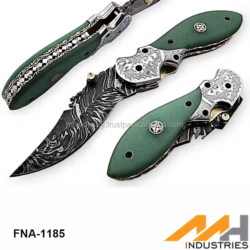 
ODM Damascus Camping Knife Hunting Made in Pakistan for Various Type 
