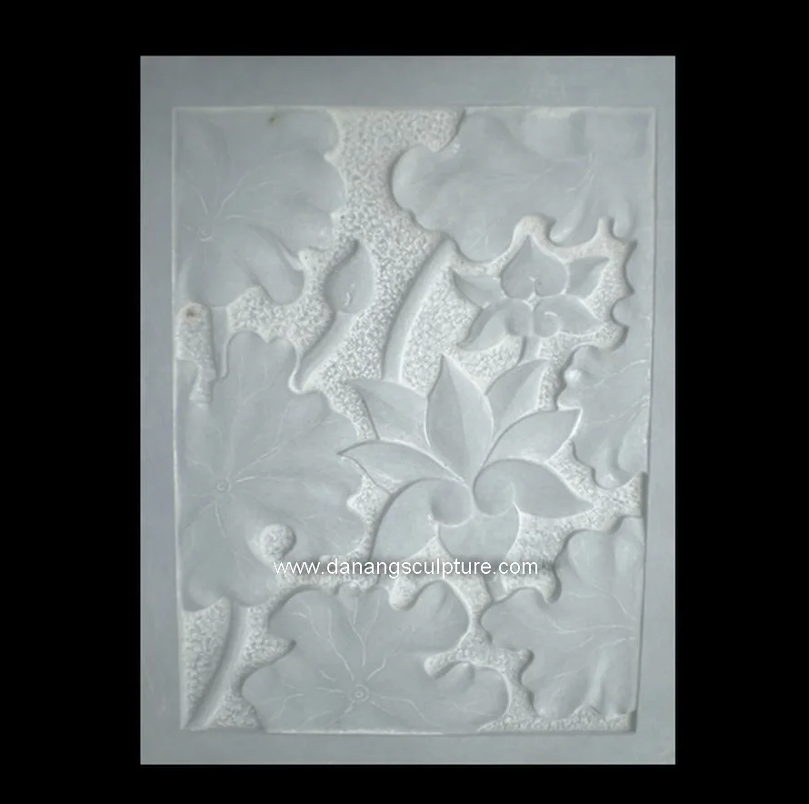 Custom Home Decoration Flower stone relief natural stone wall panels exterior stone wall panels outdoor