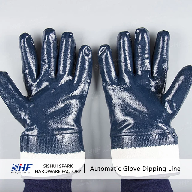 
Cut&Sew NBR/NR Glove Dipping Production Line/Safety Glove Machine 