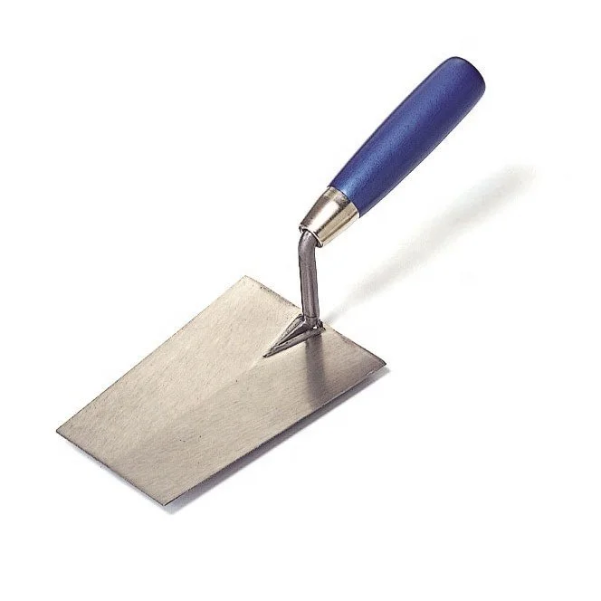 Masonry Trowel, Carbon Steel, Wood Handle