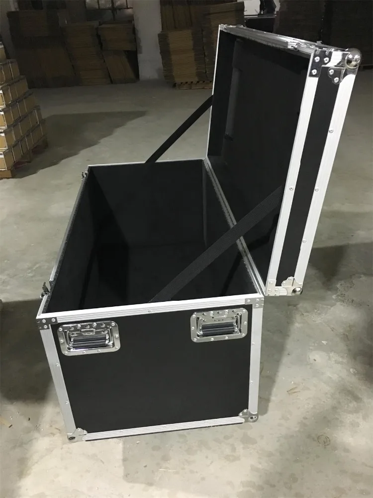 Road Rack Case with Slant Mixer Top and Casters Aluminum PAPDJ Pro