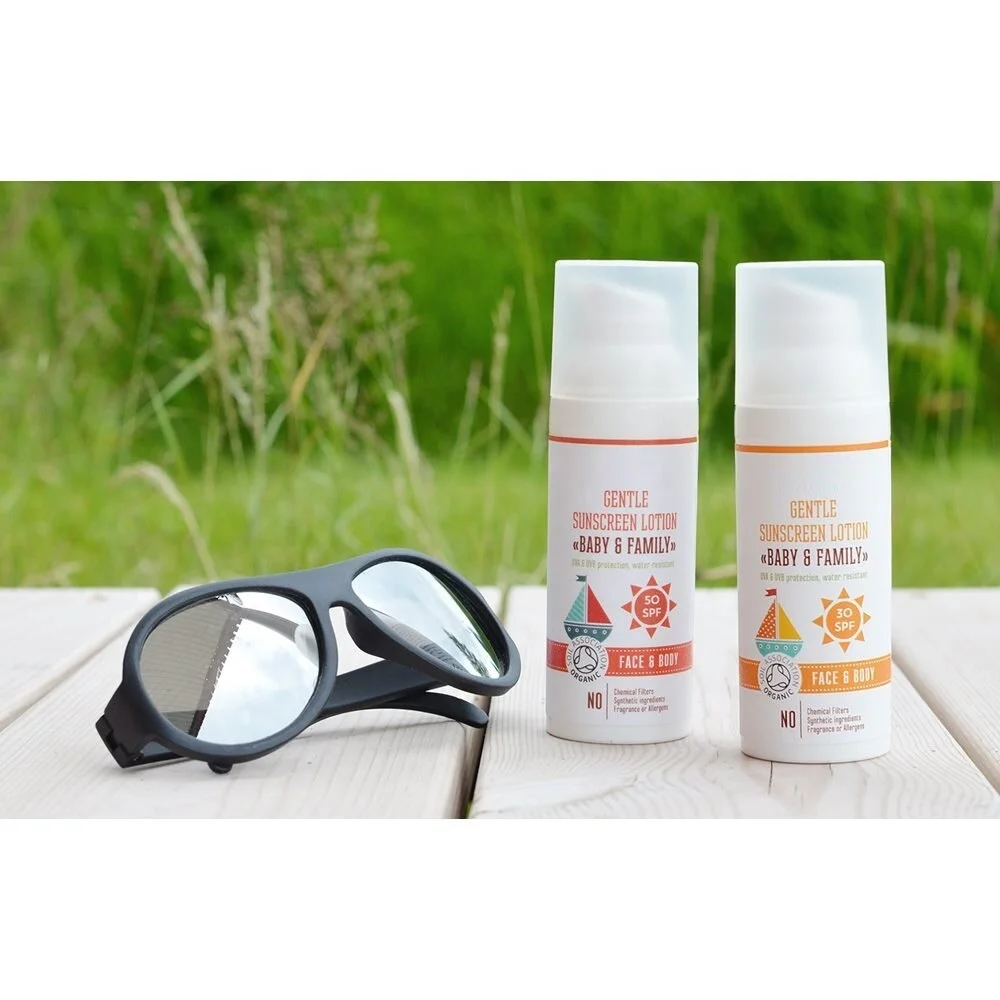 Organic Sunscreen Lotion 50 SPF Natural Product Private Label | Wholesale | Bulk | Made In EU