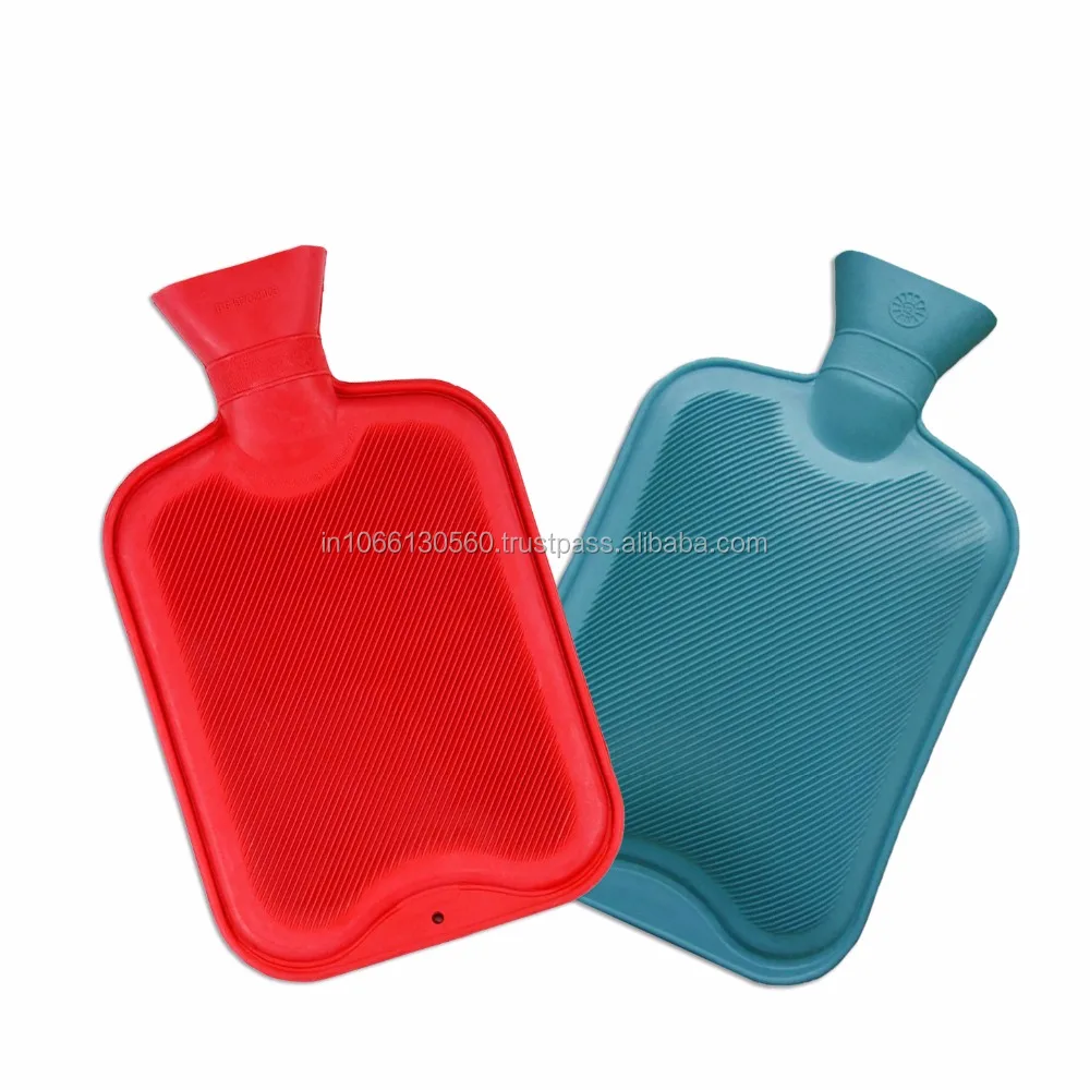 
High Quality Big Size 2000ml Reusable Rubber Hot Water Bag / Bottle 