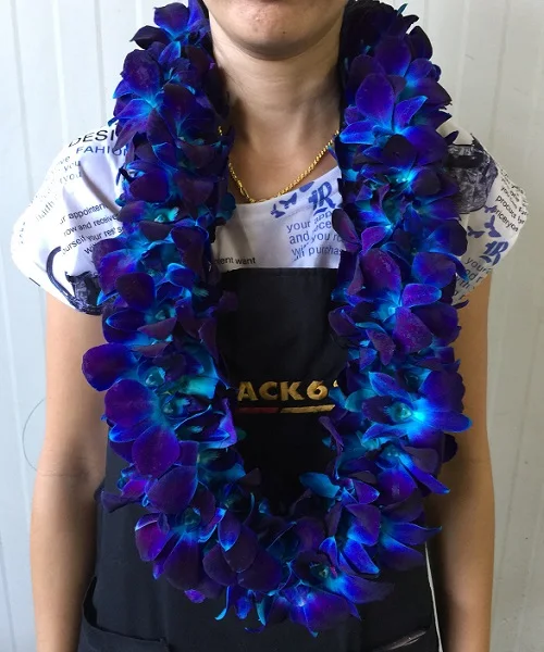 
Hawaiian Hawaii Double Flower Orchids Lei @Premium quality, Best Price, try us!! 