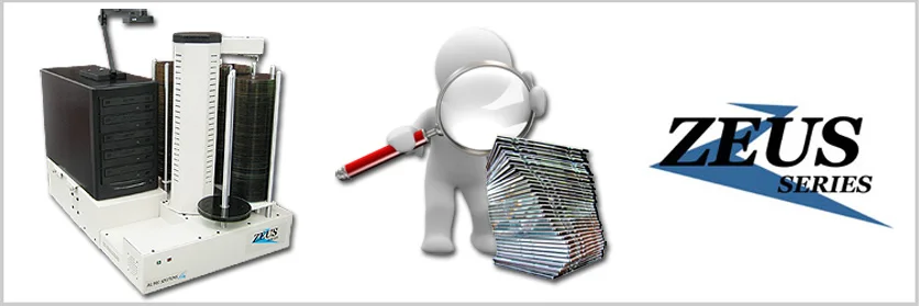 Zeus 4 Inspector Automated 4-Drive CD DVD Blu-Ray Forensic Disc Analyzer Reader w/ 630 Disc Capacity