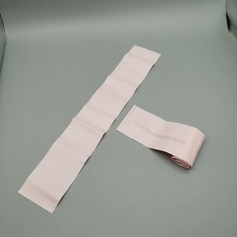 Wholesale compostable PLA bag 100% bio degradable Eco plastic disposable bags custom grocery shopping bags