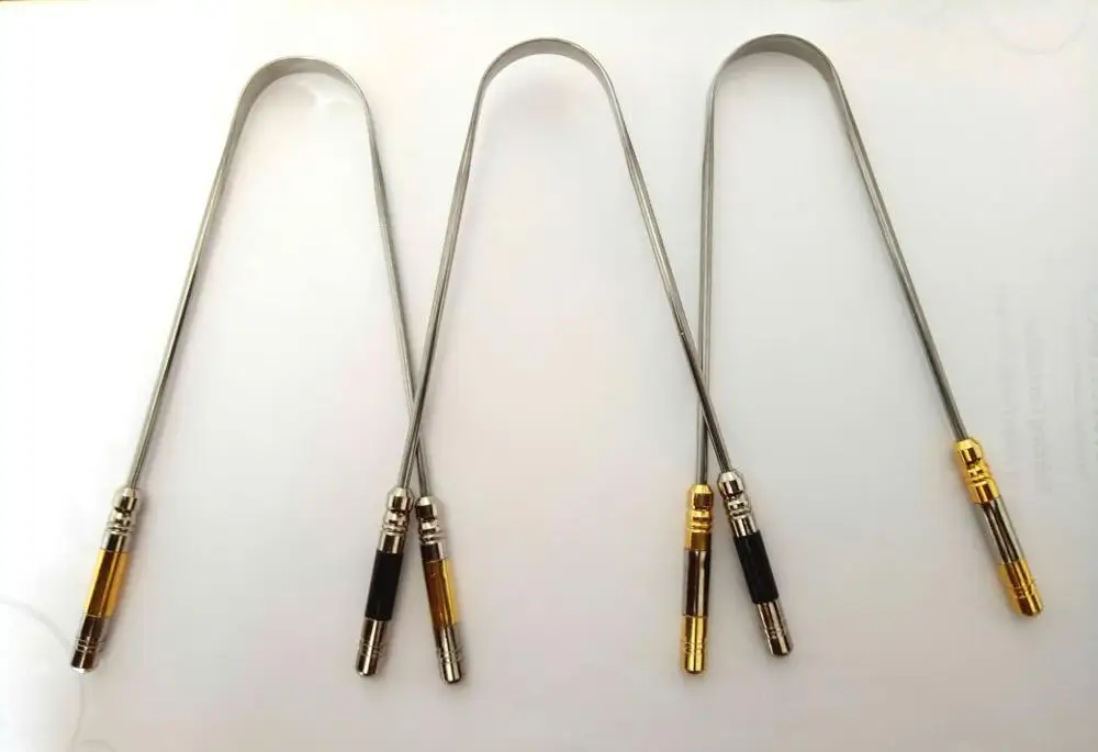 Superior Quality OEM Copper Tongue Cleaner Scraper with Attractive Handy Grip