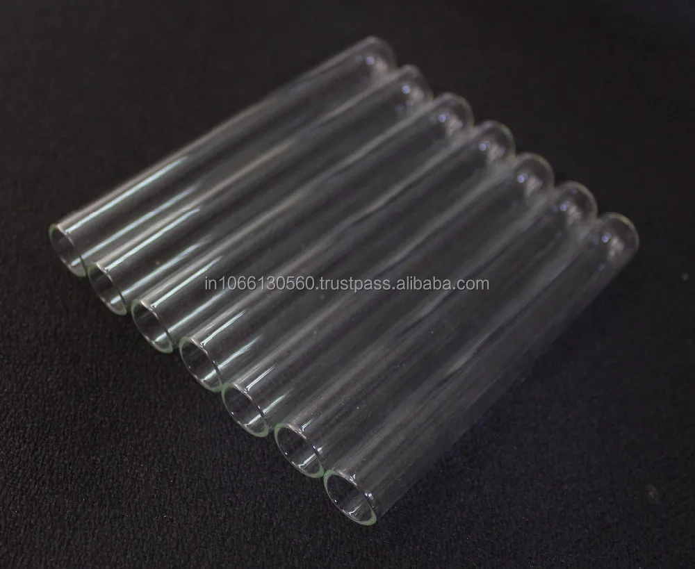 Factory Direct Laboratory Glassware Glass Test Tube With Rim Plain