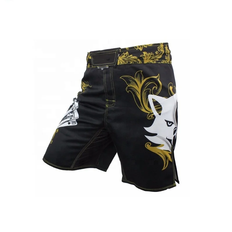 Hot Sale Clothing Fashion Design Full Sublimation Clothes Print Men s Fight MMA Shorts  GG-MS-06-03