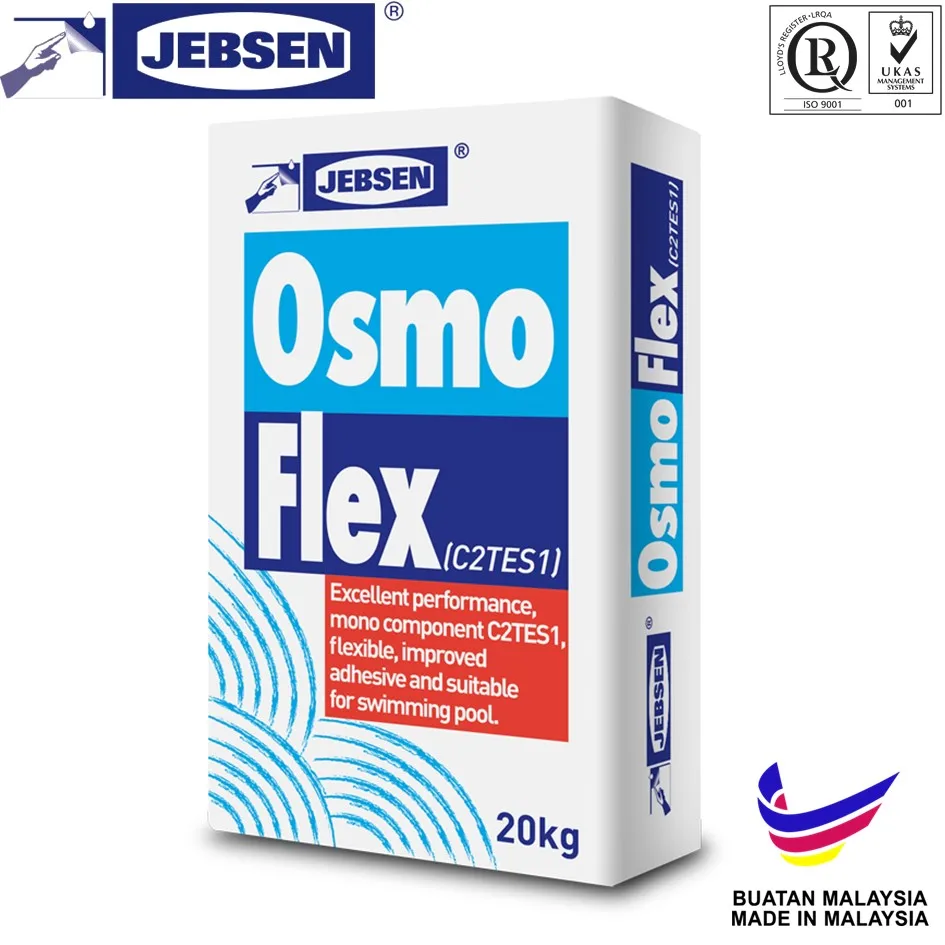 
Osmo Flex and Wall Cement Based Glue Tile Adhesive Suitable to use on swimming pool and wall and floor dry or wet 